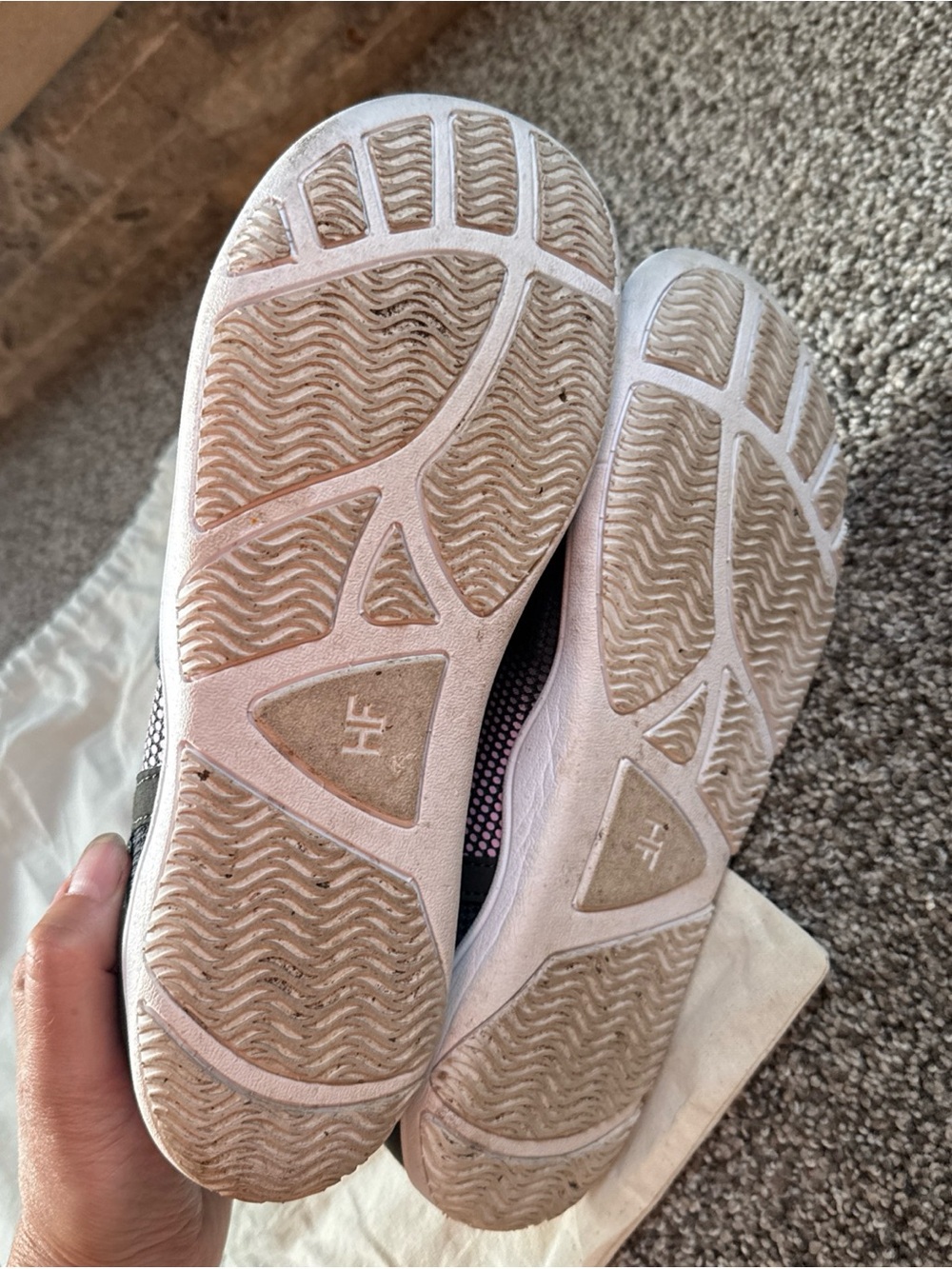 Hike Footwear Stride Womens Size 40 US Size 9-9.5 Dark Grey Pink Worn Once EUC - Picture 6 of 7